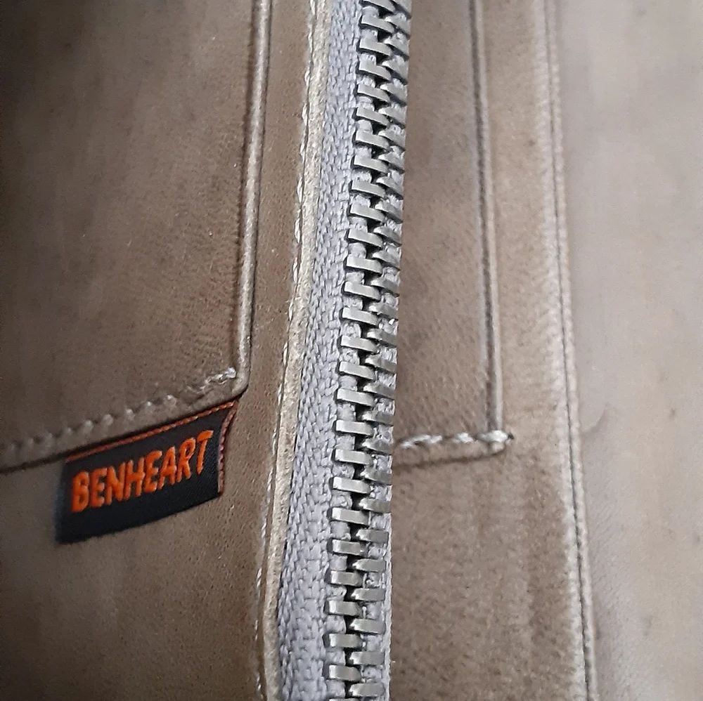 Benheart Brown Leather Snap Wallet - Picture 10 of 11